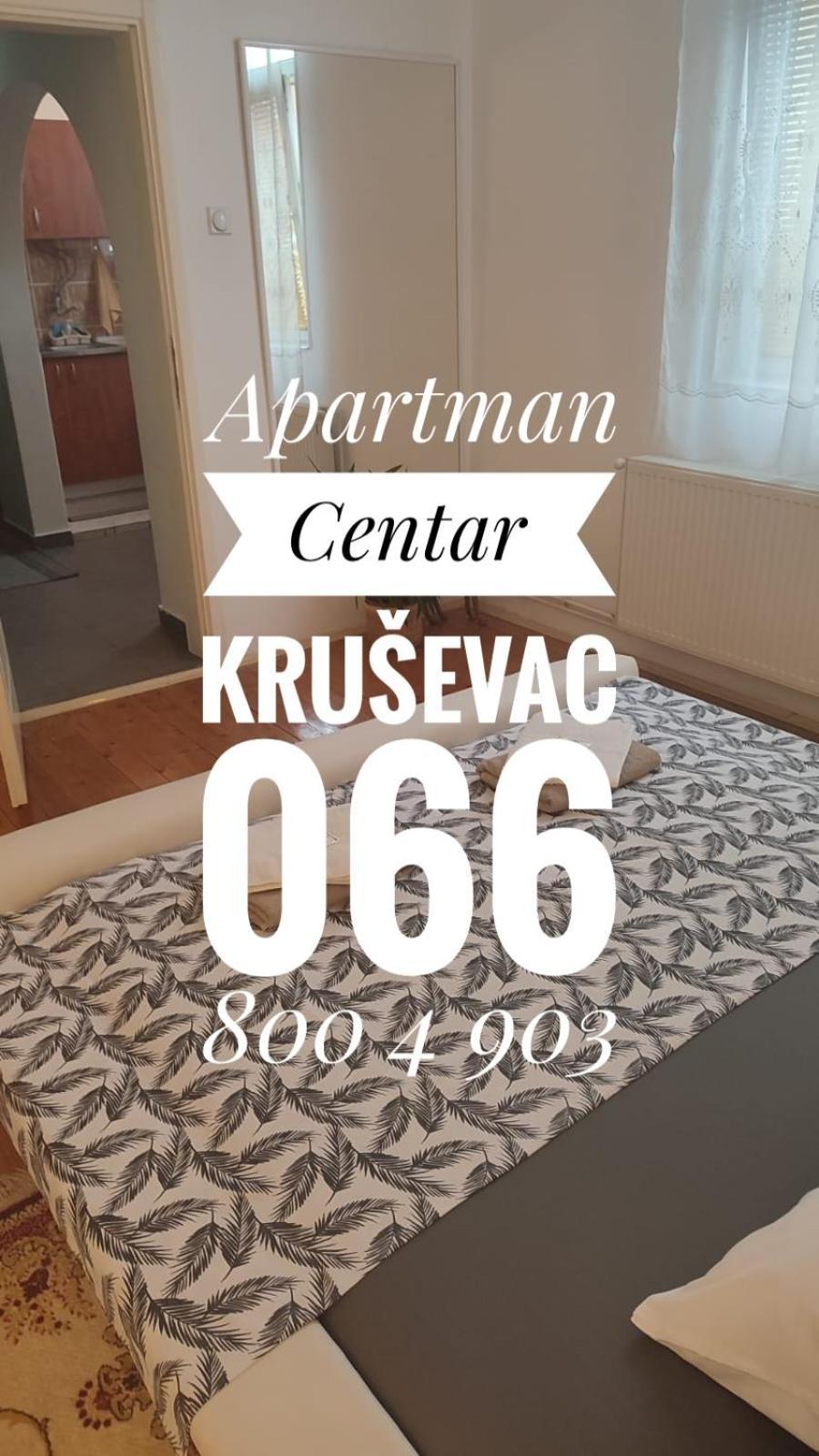 Apartman Centar Kruševac Exteriér fotografie
